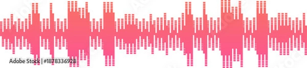 Obraz sound wave background