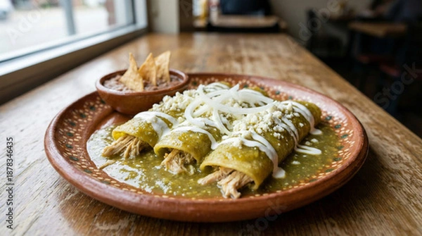 Fototapeta Enchiladas verdes