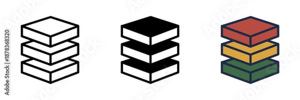 Fototapeta Data Layer is a structured level of information stacked within a visualization or digital system.