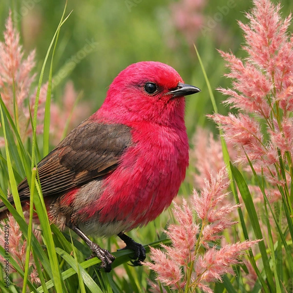 Obraz red cardinal on a branch