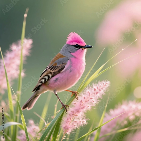 Obraz red backed shrike