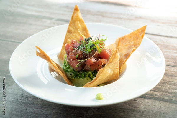 Obraz Ahi tuna tartare