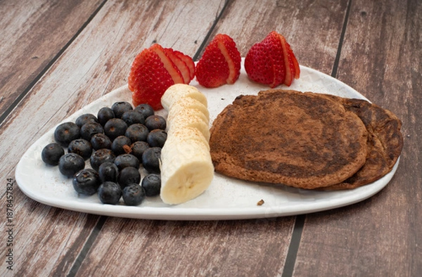 Obraz Vegan pancakes 