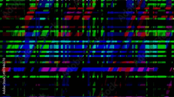 Obraz Glitch art texture 11