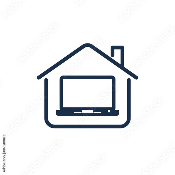Obraz remote work icon