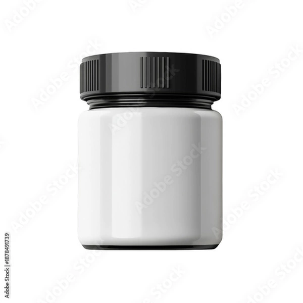 Obraz black plastic container