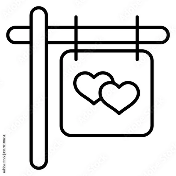 Obraz Wedding Sign Icon