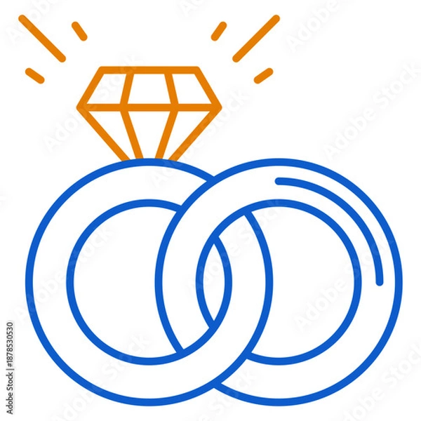 Obraz Wedding Ring Icon