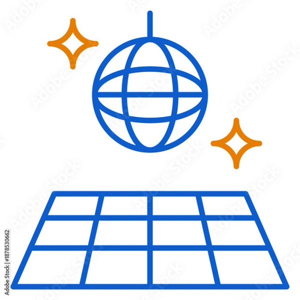 Obraz Dance Floor Icon