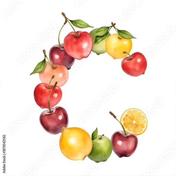 Fototapeta Fruit & Vegetable Alphabet