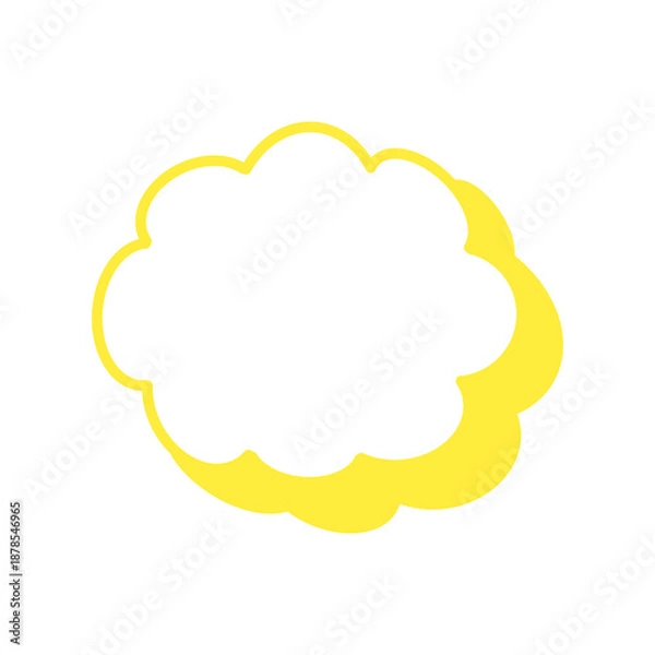 Obraz [Speech Bubble Icons] Speech bubble icon 吹き出しアイコン