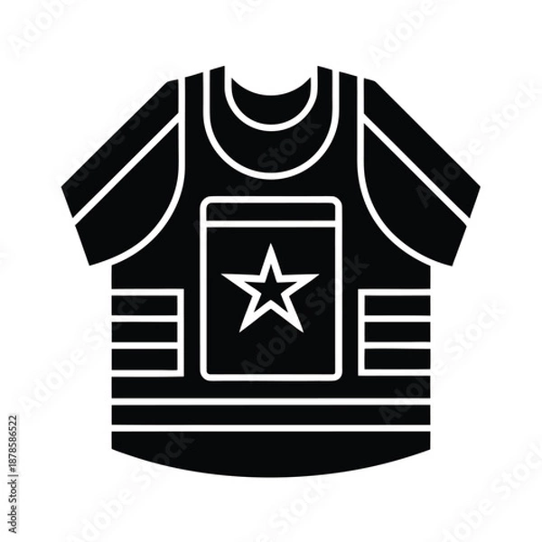 Fototapeta Training Camp Jersey Vector