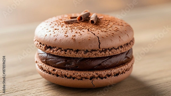 Obraz Close up on delicious macaroons
13