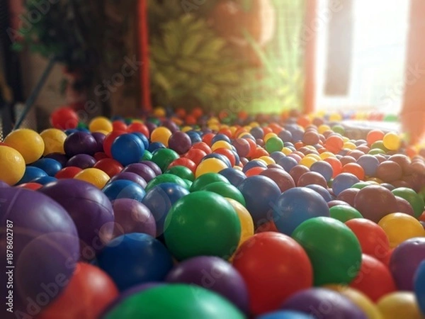 Obraz easter eggs in a basket