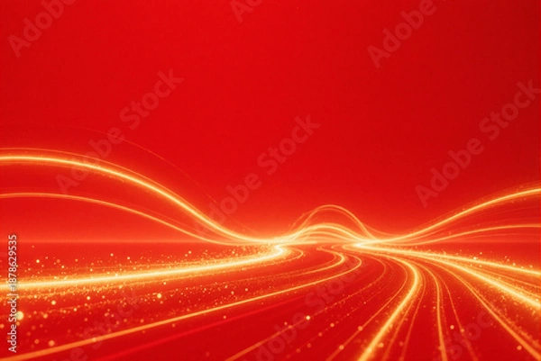 Obraz abstract red background with lines