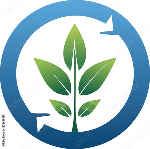 Fototapeta eco friendly icon