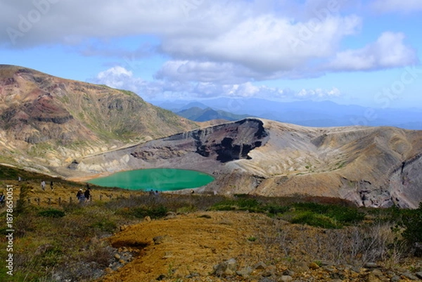 Obraz 蔵王の御釜　宮城県
