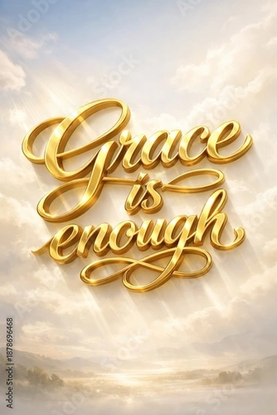 Obraz Grace is enough