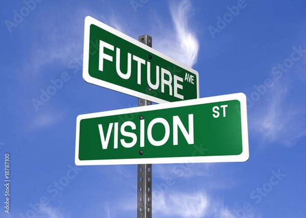 Obraz Future and Vision signs