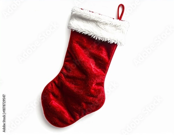 Obraz red christmas stocking