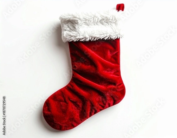Obraz red christmas stocking