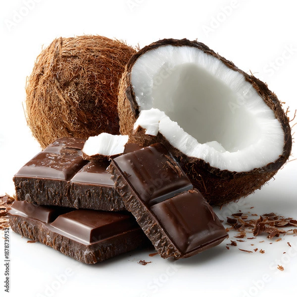 Obraz chocolate and coconut	
