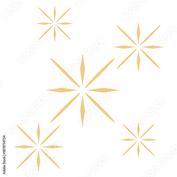 Obraz Golden Sparkle Stars