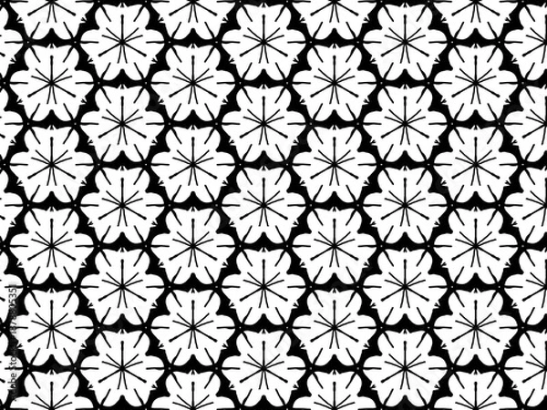 Obraz A detailed geometric pattern with a handcrafted feel.