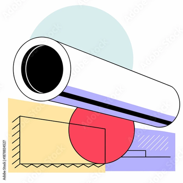 Obraz Abstract geometric illustration