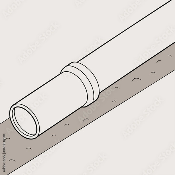 Obraz Plumbing pipe connection