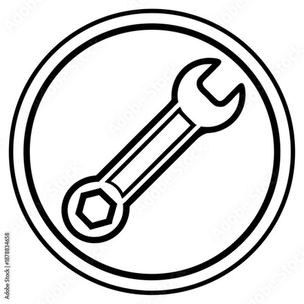 Obraz Wrench icon