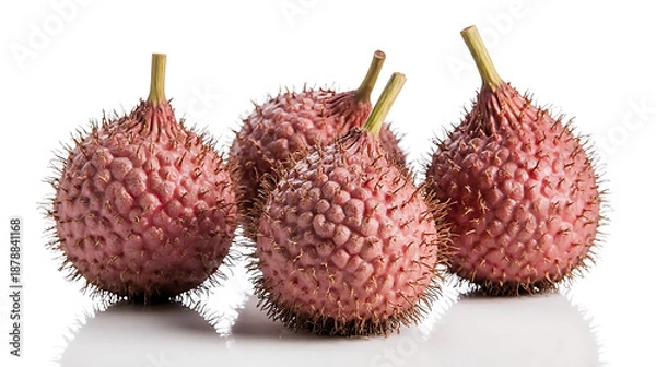 Obraz lychee isolated on white background