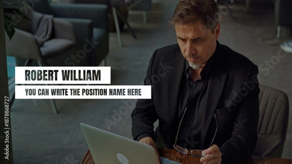 Obraz Boxed Lower Thirds