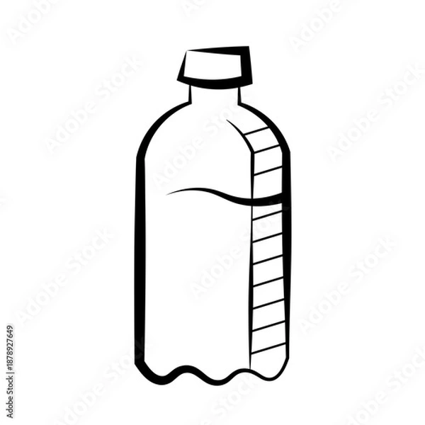 Obraz Summer Hand Drawing on element with white background