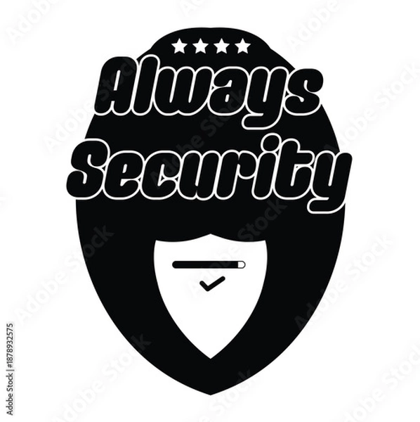 Obraz Abstract Always Security icon Vector