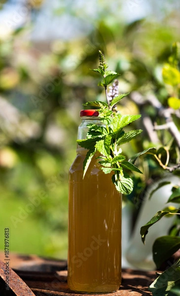 Obraz Peppermint Syrup homemade