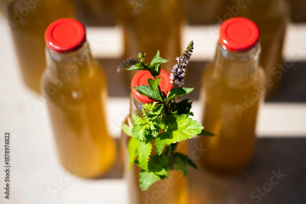 Obraz Peppermint Syrup homemade