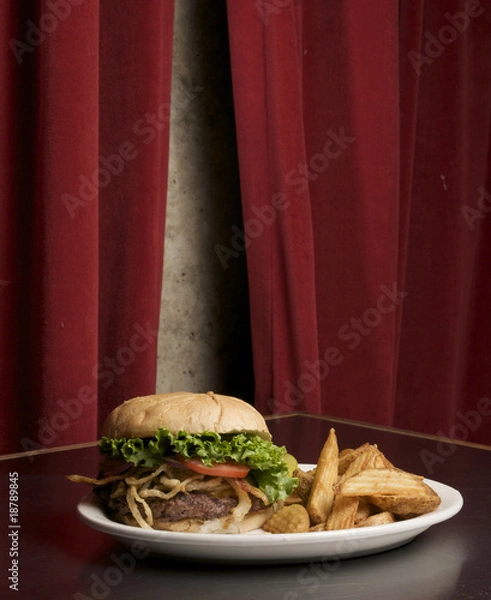 Obraz Hamburger with Fries