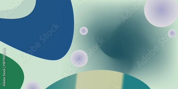 Obraz 3d rendering of levitating sphere with wave pattern abstract background