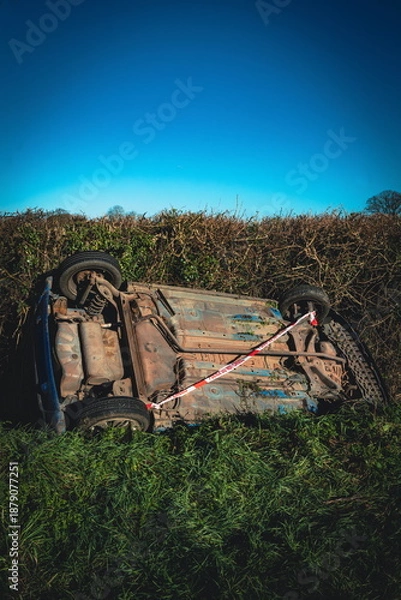 Fototapeta Car accident