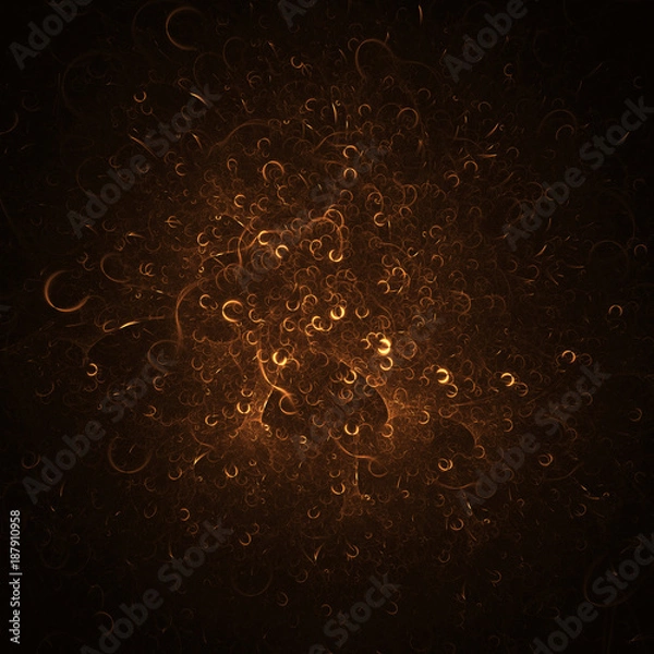 Fototapeta Fractal worlds, strange art background
