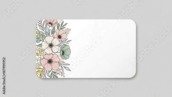 Obraz abstract floral background