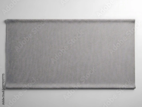 Obraz Subtle Texture Fabric Backdrop, Neutral Grayish Pattern with Soft Lighting