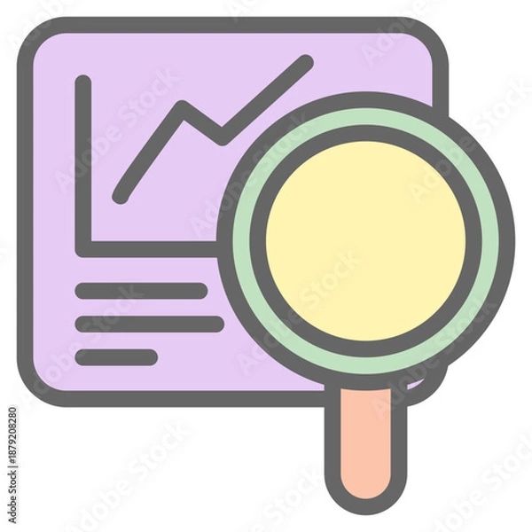 Obraz Data analysis illustration