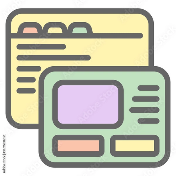 Obraz Frontend illustration