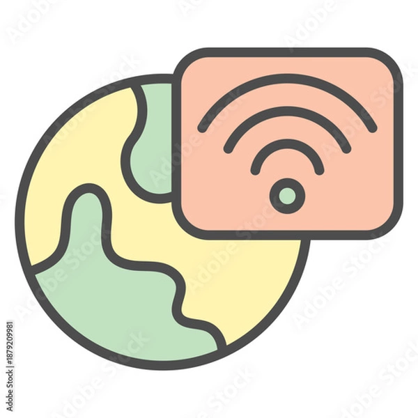 Obraz Internet illustration