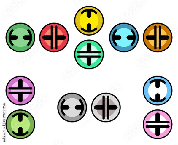 Fototapeta ボタン