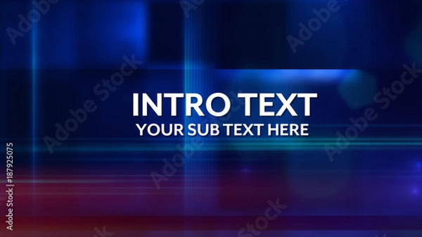 Obraz Blue Light Plaid Title