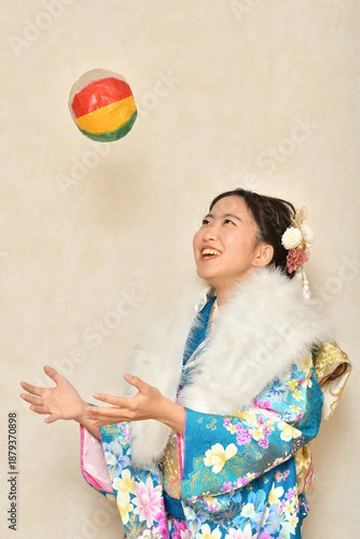 Obraz 振袖の女の子