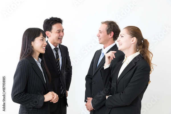 Fototapeta グローバルビジネスイメージ